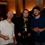 Anthony Barouk avec Jonathan Verrier (Radio Coquelicot) et le comédien Mikki Passaniti